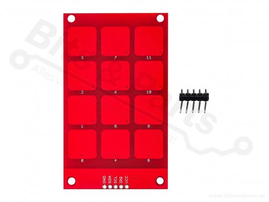 Touch/touch sensor capacitive 3x4 MPR121 